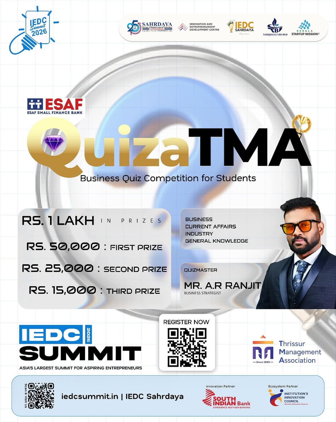 ESAF QuizaTMA 2026 poster