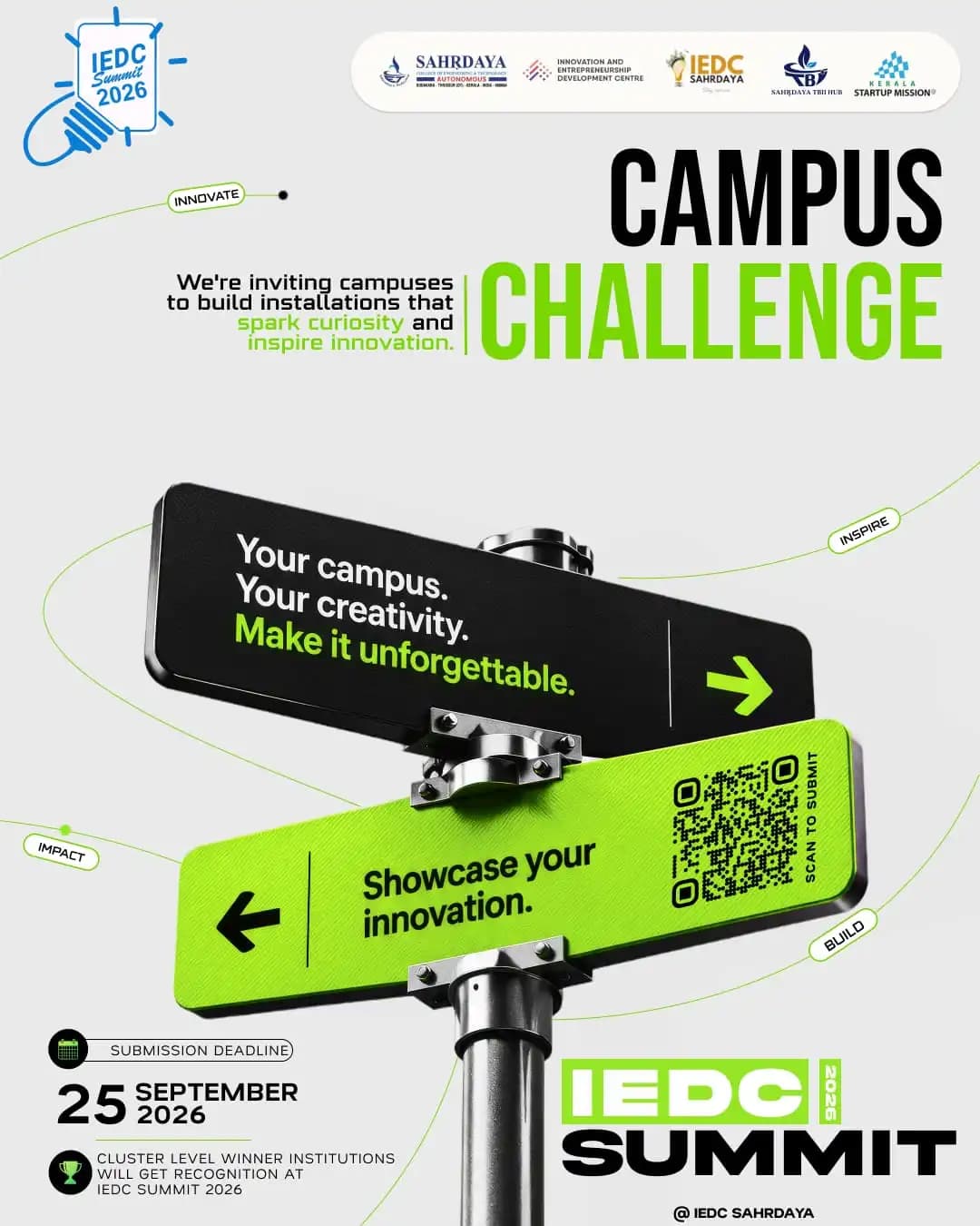 IEDC Summit 2026 Campus Challenge poster