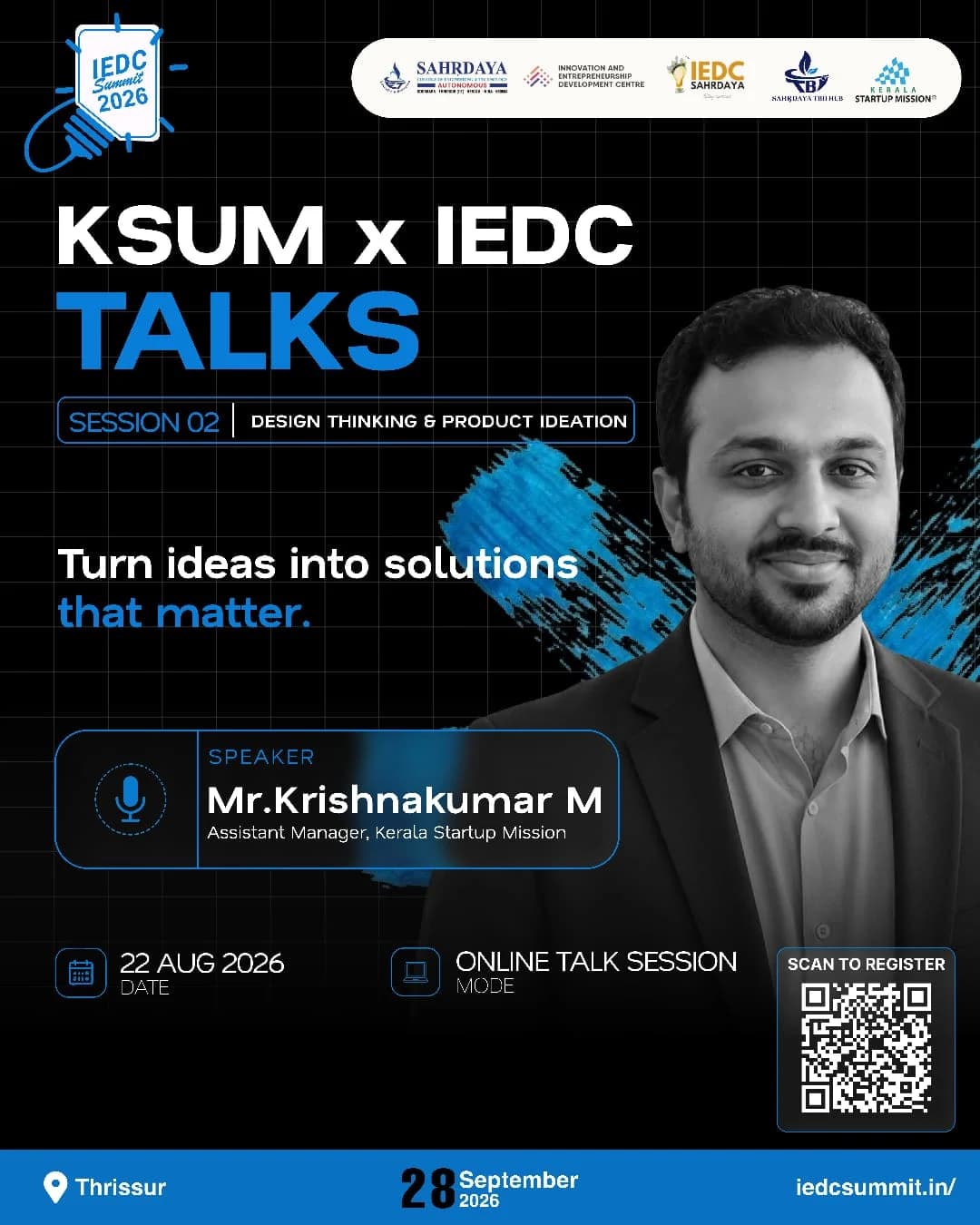KSUM x IEDC Talks Session 02 poster